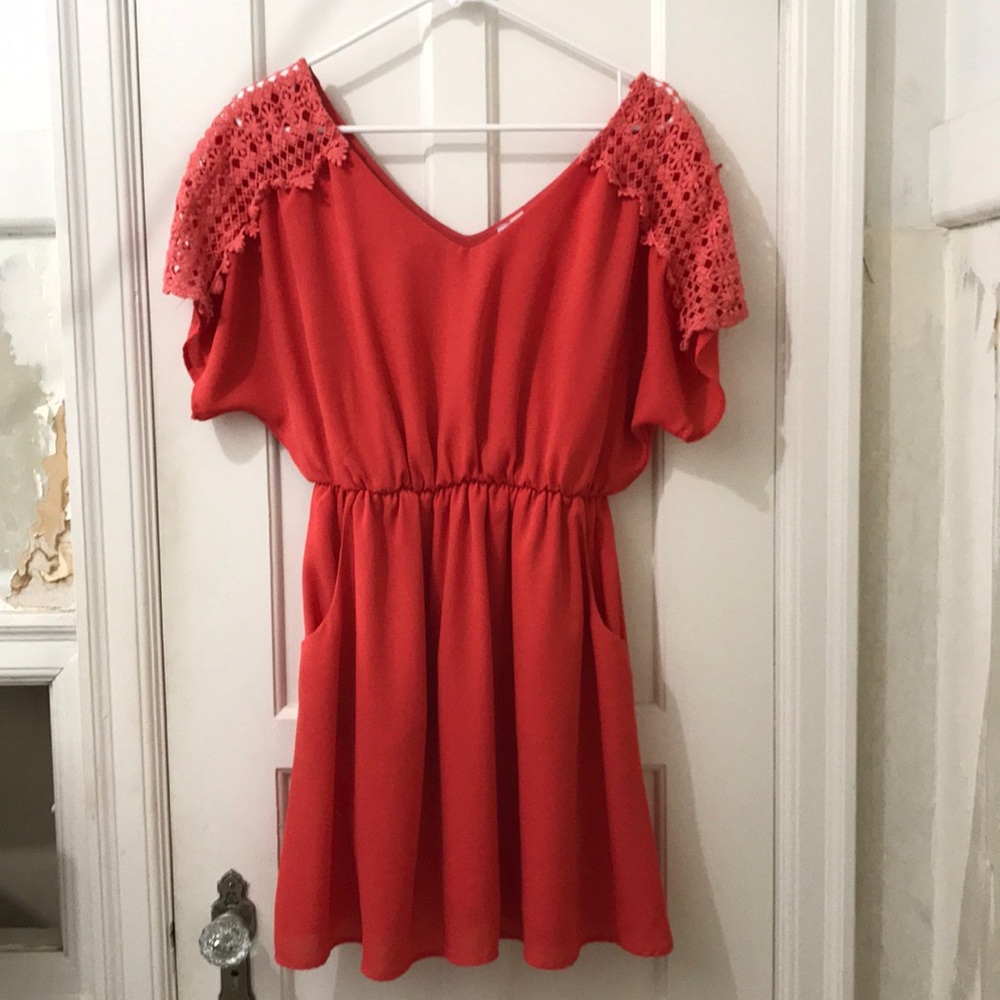 Coral Summer Dress
